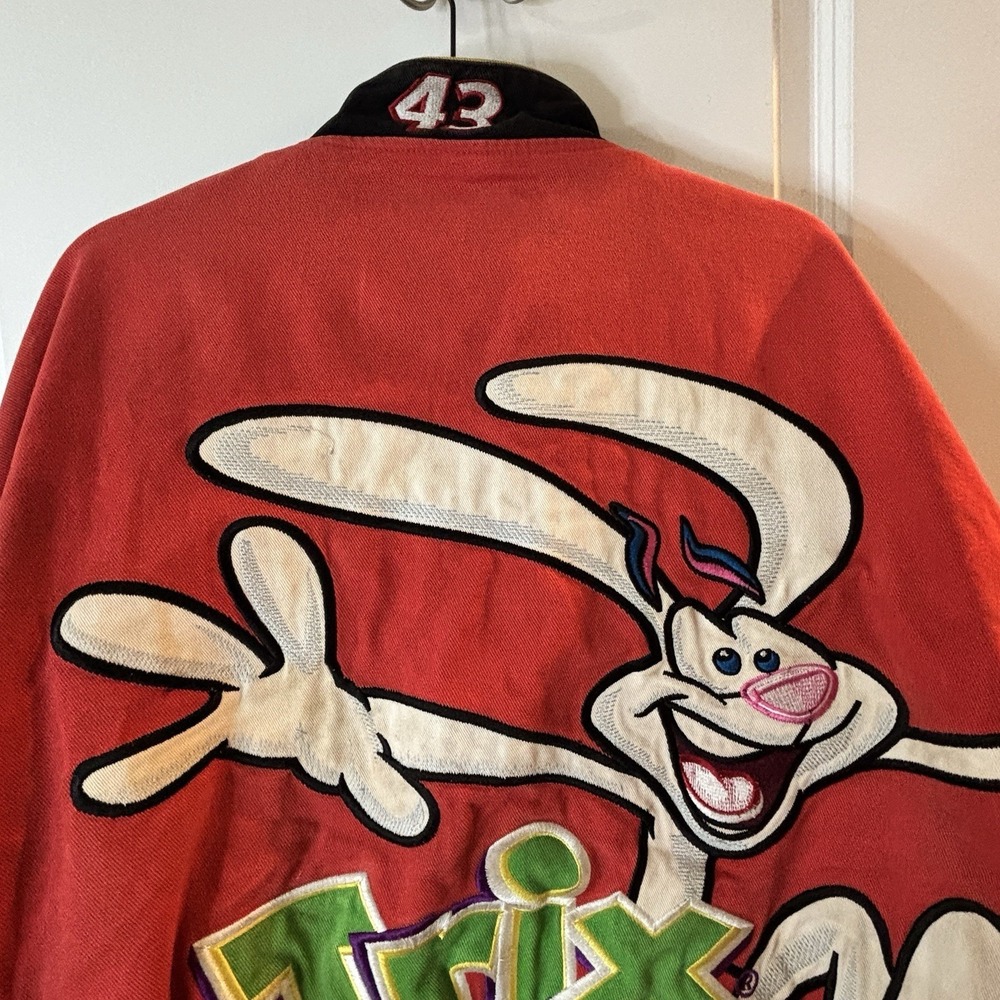 Vintage Trix Nascar Jacket Mens 3XL   JH Design Bobby LaBonte Racing Rare - Picture 5 of 12